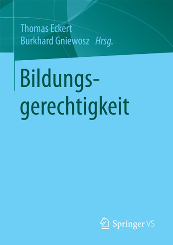 Bildungsgerechtigkeit book cover by 