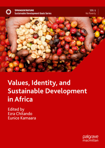 Values, Identity, and Sustainable Development in Africa (Sustainable Development Goals Series) book cover by 