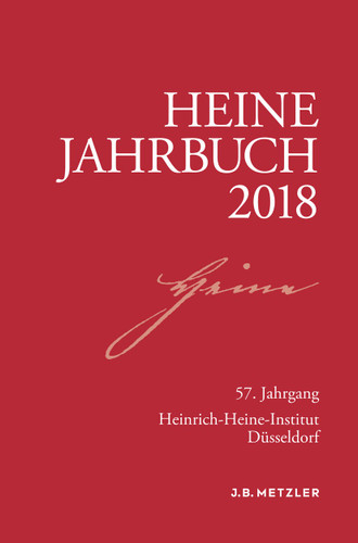 Heine-Jahrbuch 2018 (Heine-Jahrbuch) book cover by 