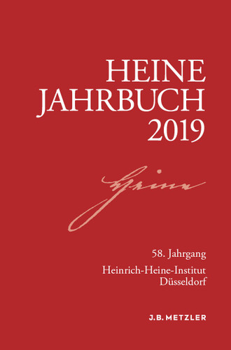 Heine-Jahrbuch 2019 (Heine-Jahrbuch) book cover by 