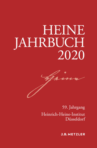 Heine-Jahrbuch 2020 (Heine-Jahrbuch) book cover by 