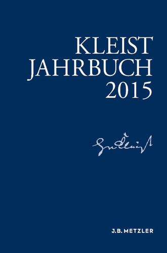 Kleist-Jahrbuch 2015 (Kleist-Jahrbuch) book cover by 