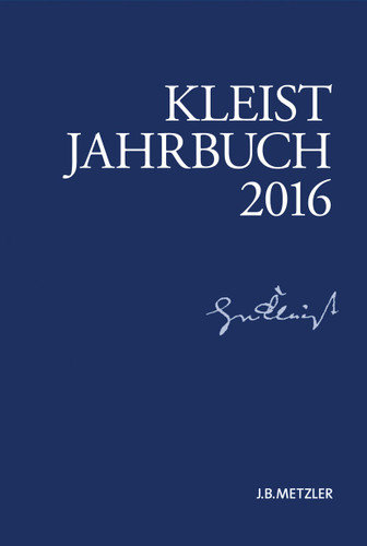 Kleist-Jahrbuch 2016 (Kleist-Jahrbuch) book cover by 