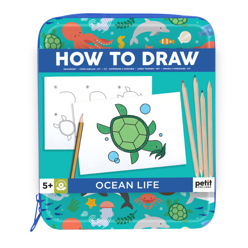 How to Draw Ocean Life book cover by Petit Collage