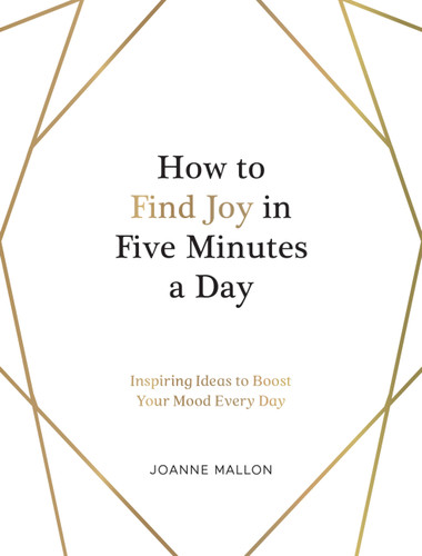 How to Find Joy in Five Minutes a Day: Inspiring Ideas to Boost Your Mood Every Day book cover by Joanne Mallon