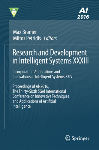 Research and Development in Intelligent Systems XXXIII: Incorporating Applications and Innovations in Intelligent Systems XXIV book cover by 
