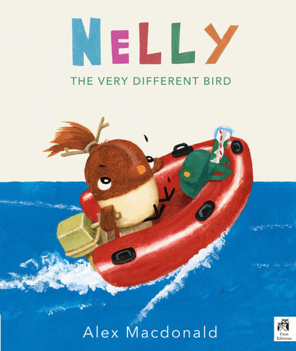 Nelly the Very Different Bird book cover by Alex Macdonald