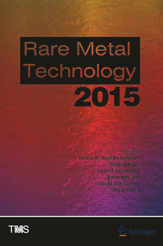 Rare Metal Technology 2015 (The Minerals, Metals & Materials Series) book cover by 