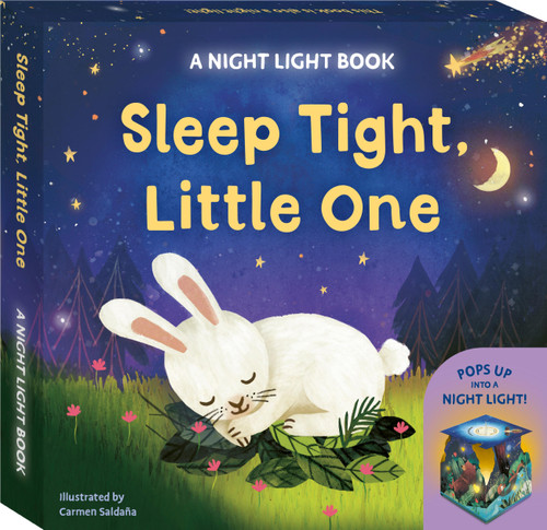 Sleep Tight, Little One: Bedtime story that pops up into a night light! With rechargeable USB-c LED (A Night Light Book) book cover by Johnny Barr