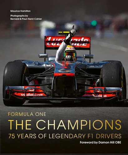 Formula One: The Champions: 75 years of legendary F1 drivers book cover by Maurice Hamilton