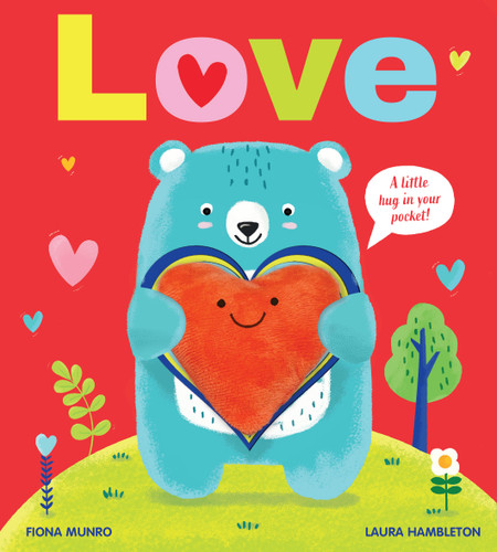 Love: A little hug in your pocket! (Hand Holds) book cover by Fiona Munro