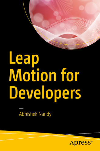 Leap Motion for Developers book cover by Abhishek Nandy