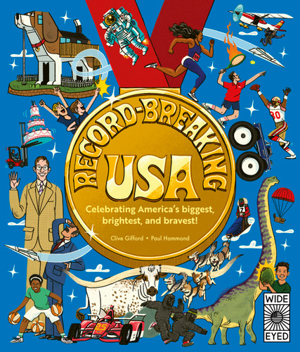 Record-Breaking USA: Celebrating America's biggest, brightest, and bravest! (Americana) book cover by Clive Gifford