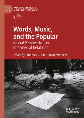 Words, Music, and the Popular: Global Perspectives on Intermedial Relations (Palgrave Studies in Music and Literature) book cover by 