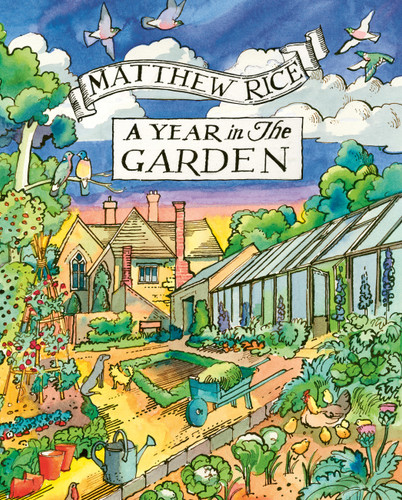 A Year in the Garden book cover by Matthew Rice