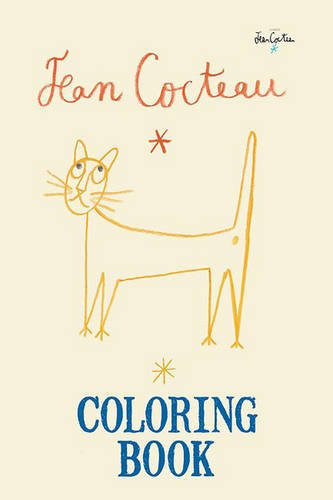 Jean Cocteau Coloring Book Cover