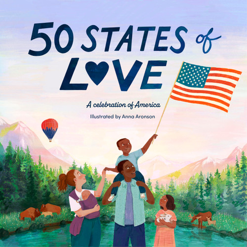 50 States of Love: A celebration of America book cover by 