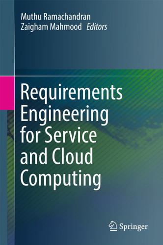 Requirements Engineering for Service and Cloud Computing book cover by 