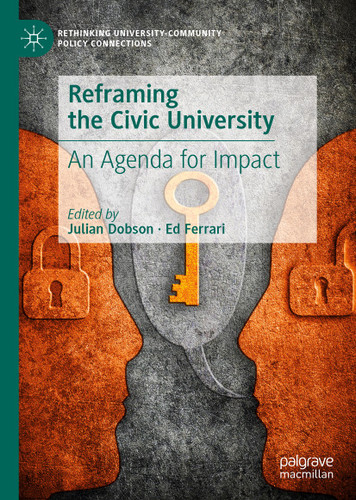 Reframing the Civic University: An Agenda for Impact (Rethinking University-Community Policy Connections) book cover by 