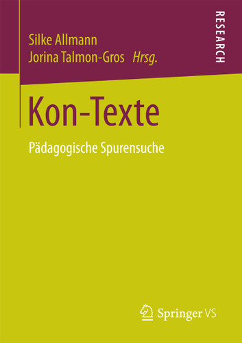 Kon-Texte: Pädagogische Spurensuche book cover by 