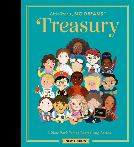 Little People, BIG DREAMS: Treasury: 50 Stories of Brilliant Dreamers (Little People, BIG DREAMS) book cover by Maria Isabel Sanchez Vegara