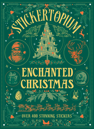 Stickertopium: Enchanted Christmas book cover by Design Eye