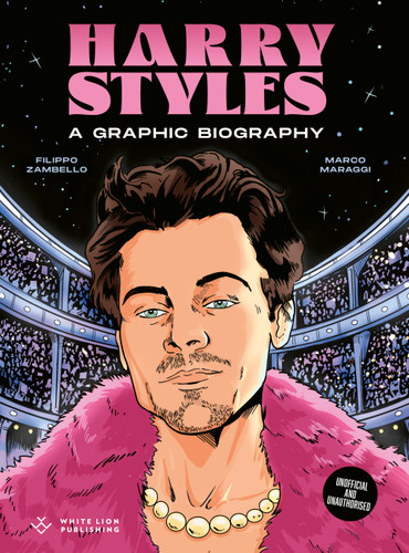 Harry Styles: A Graphic Biography (BioGraphics) book cover by Filippo Zambello
