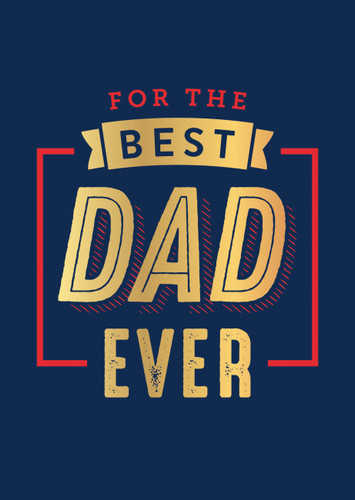 For the Best Dad Ever book cover by Summersdale