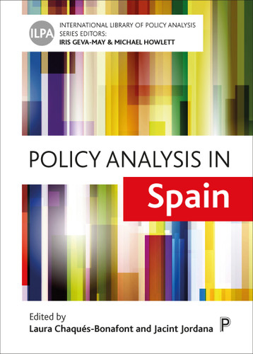 Policy Analysis in Spain (International Library of Policy Analysis) book cover by 