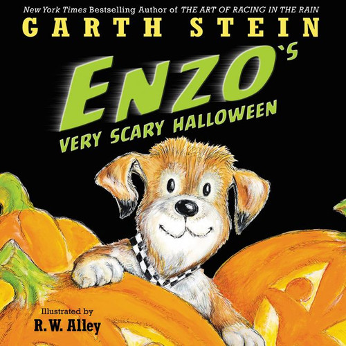 Enzo's Very Scary Halloween book cover by Garth Stein