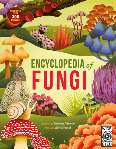 Encyclopedia of Fungi book cover by Jules Howard