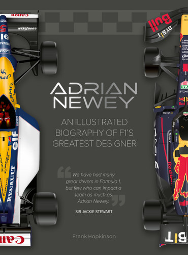 Adrian Newey: An Illustrated Biography of F1’s Greatest Designer book cover by Frank Hopkinson