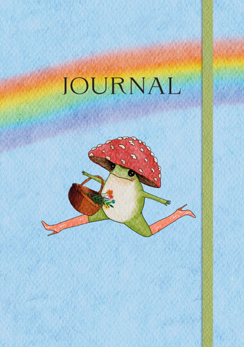 The Little Frog Journal: A Beautiful 160-Page Lined Journal Featuring the Internet’s Beloved Mushroom Frog, from the Artist Maybell Eequay book cover by Maybell Eequay