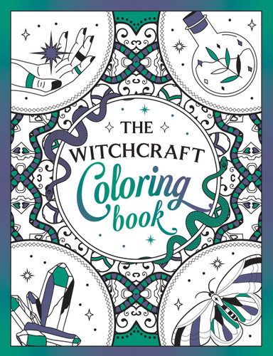 The Witchcraft Coloring Book: A Magickal Journey of Color and Creativity book cover by Summersdale Publishers