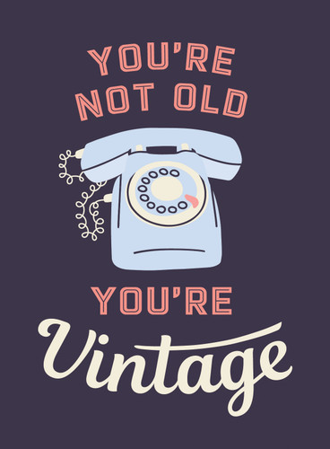 You're Not Old, You're Vintage: Joyful Quotes for the Young At Heart book cover by Summersdale Publishers