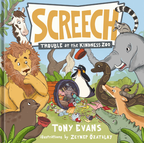 Screech (Trouble at the Kindness Zoo) book cover by Dr. Tony Evans, Darcy Pattison