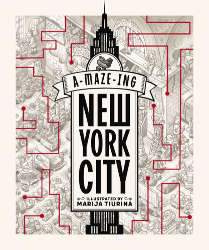 A-MAZE-ing NYC: Get Lost in 12 Iconic Locations book cover by Zondervan