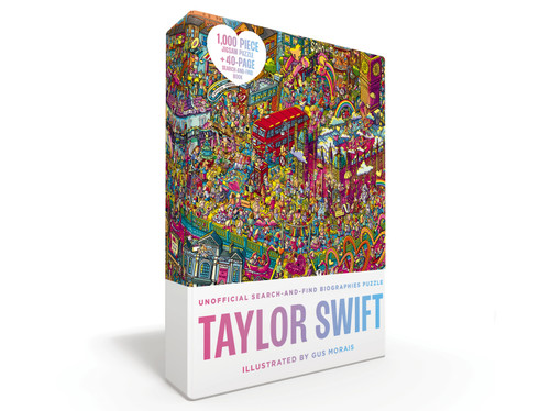 Taylor Swift Search-and-Find Book and Jigsaw Puzzle: An Unofficial Jigsaw Biography (Search-and-Find Biographies) book cover by Gus Morais