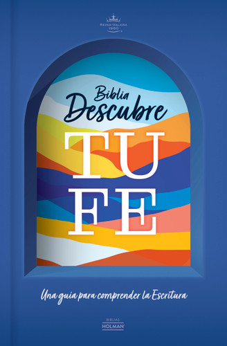 RVR 1960 Biblia Descubre tu fe, azul, tapa dura book cover by 