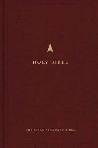 CSB Pew Bible, Large Print Edition, Easy-to-Read Optimal Type, Burgundy Cloth Over Board book cover by CSB Bibles by Holman