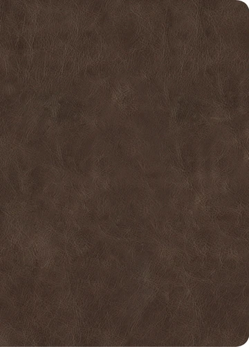 CSB Lumen Dei Bible, Lux Vitae: Single-Column Verse-by-Verse Reference Edition, Holman Handcrafted Collection, Easy-to-Read Optimal Type, Marbled Brown Premium Goatskin (Holman Handcrafted Collection) book cover by CSB Bibles by Holman