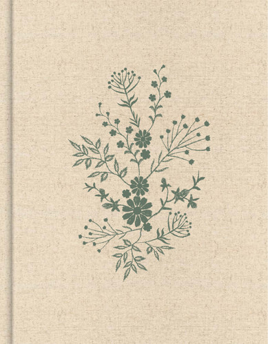 CSB Notetaking Bible, Expanded Reference Edition, Cream/Floral Cloth Over Board book cover by CSB Bibles by Holman