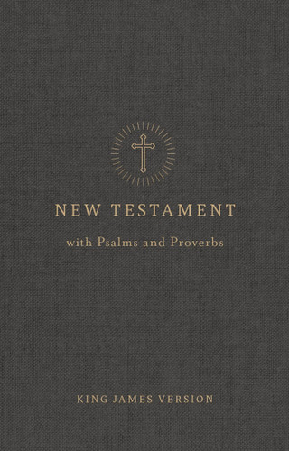 KJV Pocket New Testament with Psalms and Proverbs, Charcoal Trade Paper book cover by Holman Bible Publishers