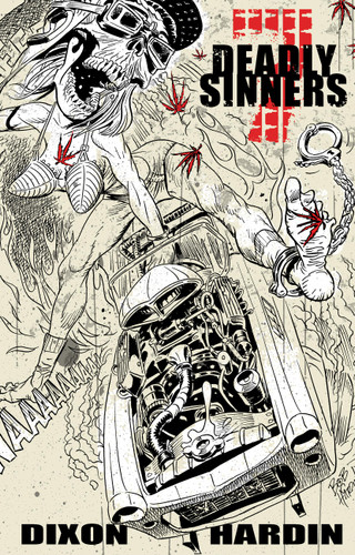 Seven Deadly Sinners book cover by Chuck Dixon