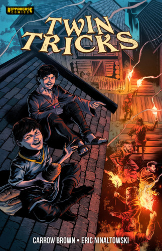 Twin Tricks (Twin Tricks #1) book cover by Carrow Brown