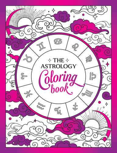 The Astrology Coloring Book: A Cosmic Journey of Color and Creativity book cover by Summersdale Publishers