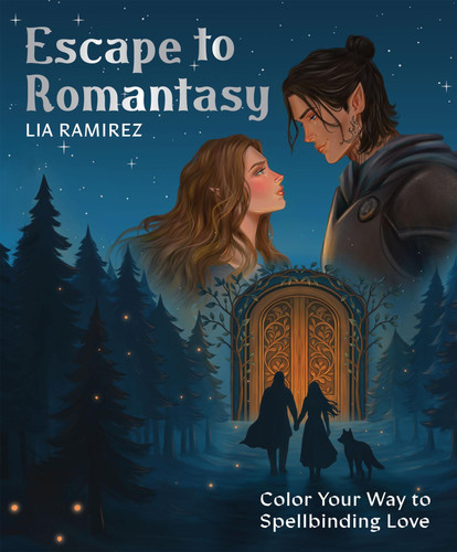 Escape to Romantasy: Color Your Way to Spellbinding Love book cover by Lia Ramírez