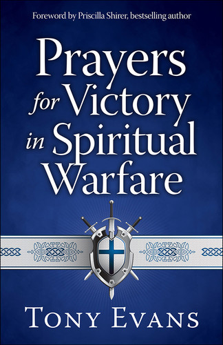 Prayers for Victory in Spiritual Warfare book cover by Tony Evans