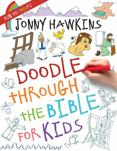 Doodle Through the Bible for Kids book cover by 