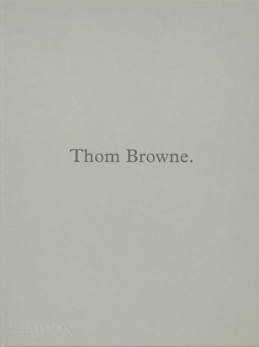 Thom Browne. book cover by Thom Browne